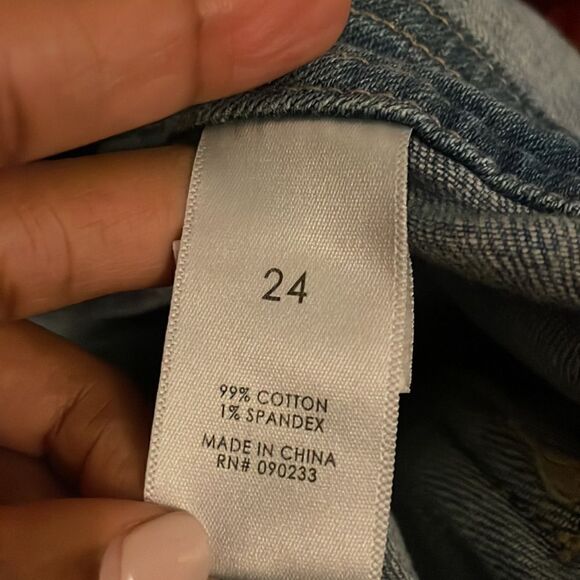 𝅺KENDALL and Kylie confused wash flare leg sold out denim overalls Sz 24 - Picture 6 of 11